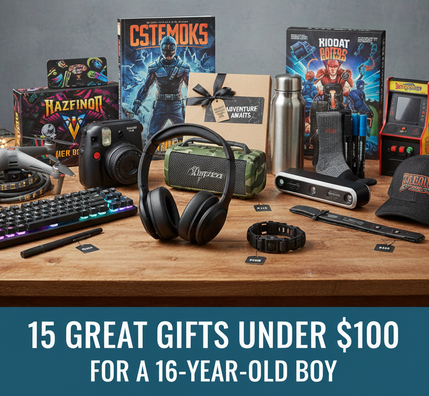 15 Great Gifts Under $100 for a 16-Year-Old Boy