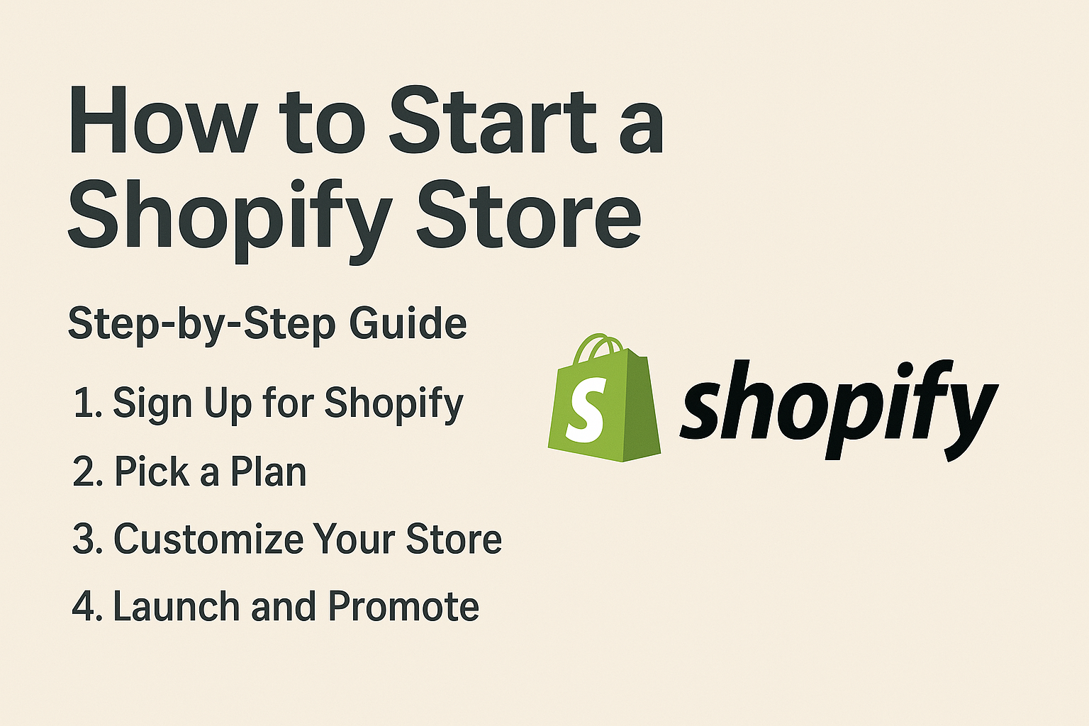 how to start a shopify store