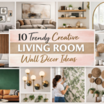 10 Trendy Creative Living Room Wall Décor Ideas